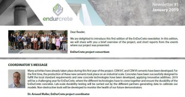 First EnDurCrete newsletter