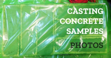 Casting Concrete Samples