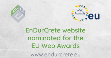 EnDurCrete nominated for the 2020 .eu Web Awards!