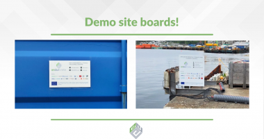 Demo site | Installation of information boards!