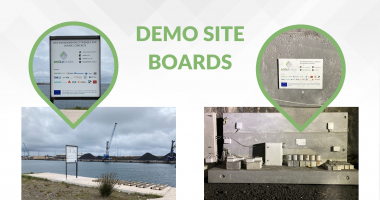 Demo site | Installation of information boards!